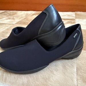 ECCO® Soft 7 GTX GORE Tex waterproof slip on wedge shoe, womens size 6.5 US